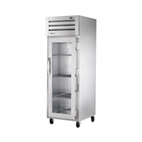 Stainless steel True Refrigeration STR1F-1G-HC SPEC SERIES® freezer with glass door