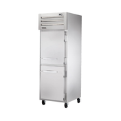 Stainless steel True Refrigeration STR1F-2HS-HC Spec Series freezer with two solid doors