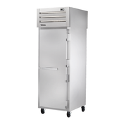 Stainless steel heated cabinet on wheels, True Refrigeration STR1HPT-1S-1S SPEC SERIES