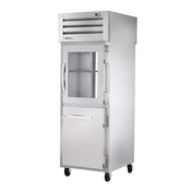Stainless steel True Refrigeration STR1RPT-1HG 1HS-1G-HC refrigerator with glass door