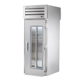 Commercial Stainless Steel Refrigerator with Glass Door Panels, True Refrigeration STR1RRT-1G-1S