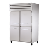 Stainless steel heated cabinet on wheels, True Refrigeration STR2H-4HS SPEC SERIES