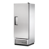 Stainless steel True Refrigeration T-12F-HC Freezer with single door and ventilation grilles