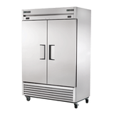 Stainless steel True Refrigeration T-49DT-HC refrigerator freezer on wheels