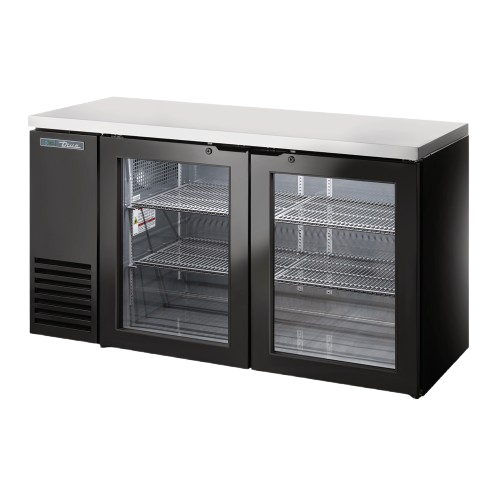 True Refrigeration TBB24-60-2G-Z1-SFT-B-1 Back Bar Cooler Two-section