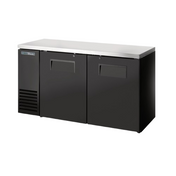 True Refrigeration TBB24-60-2S-Z1-SFT-B-1 Back Bar Cooler Two-section
