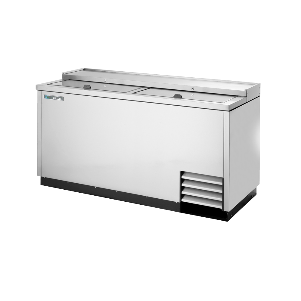 True Refrigeration TD-65-24-S-HC Bottle Cooler Flat Top (22cs) 12 Oz. Bottles Or (32.5cs) 12 Oz. Can Capacity