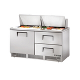 True Refrigeration TFP-64-24M-D-2_RH Sandwich/Salad Unit Two-section