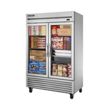 Commercial True Refrigeration TS-49FG-HC~FGD01 Freezer with glass doors and stainless steel