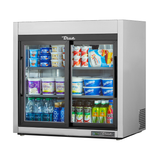 True Refrigeration TSD-09G-HC-LD Countertop Refrigerated Merchandiser with beverages and dairy