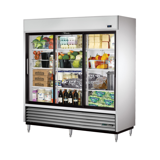 True Refrigeration TSD-69G-HC-LD Refrigerator Reach-in (3) Glass Sliding Doors