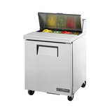 True Refrigeration TSSU-27-08-HC Sandwich/Salad Unit (8) 1/6 Size (4"D) Poly Pans