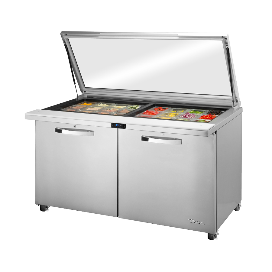 True TSSU-60-24M-B-ST-HC Sandwich Salad Unit – IceMachinesPlus.com