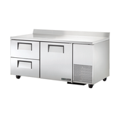 True Refrigeration TWT-67D-2-HC_RH Deep Work Top Refrigerator Two-section