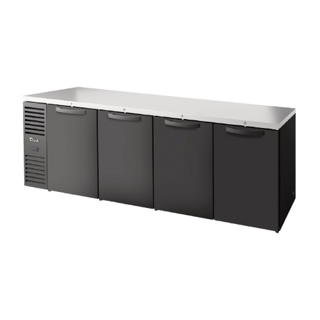 True Refrigeration TBR108-RISZ1-L-B-GGGG-1 Refrigerated Back Bar Cooler Four-section