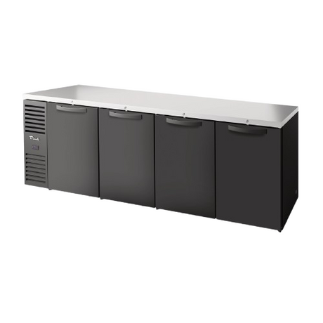 True Refrigeration TBR108-RISZ1-L-B-SSSS-1 Refrigerated Back Bar Cooler Four-section