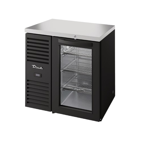 True Refrigeration TBR32-RISZ1-L-B-G-1 Refrigerated Back Bar Cooler One-section