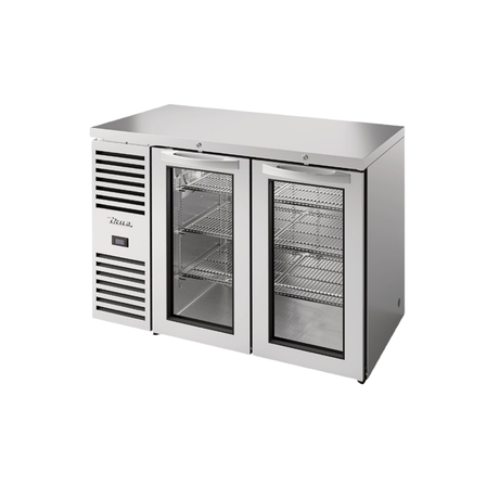 True Refrigeration TBR48-RISZ1-L-S-GG-1 Refrigerated Back Bar Cooler Two-section