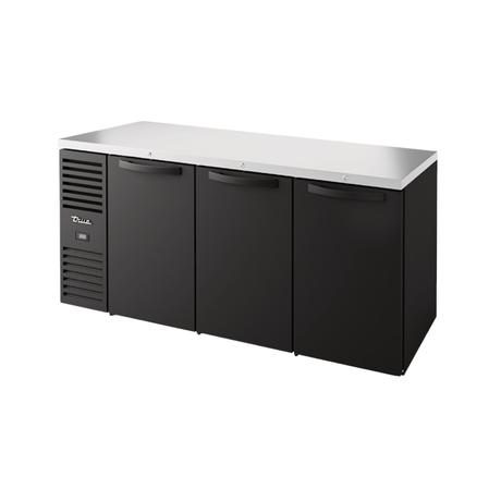 True Refrigeration TBR72-RISZ1-L-B-SSS-1 Refrigerated Back Bar Cooler Three-section