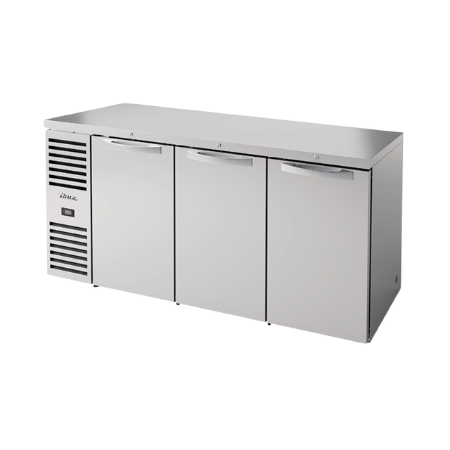 True Refrigeration TBR72-RISZ1-L-S-SSS-1 Refrigerated Back Bar Cooler Three-section