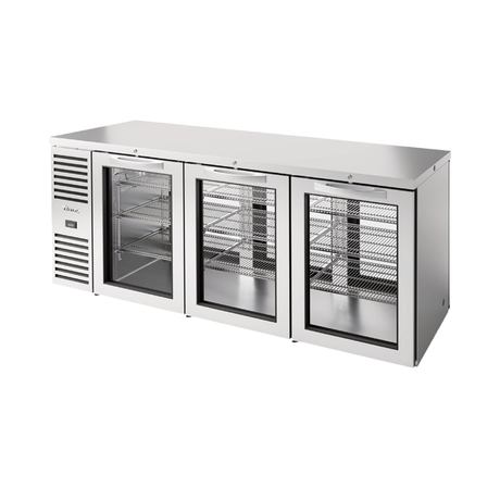 True Refrigeration TBR84-PTSZ1-L-S-GGG-GGG-1 Refrigerated Back Bar Cooler