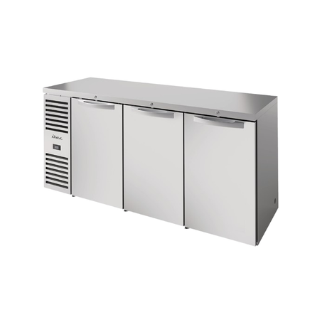 True Refrigeration TBR84-RISZ1-L-S-SSS-1 Refrigerated Back Bar Cooler Three-section