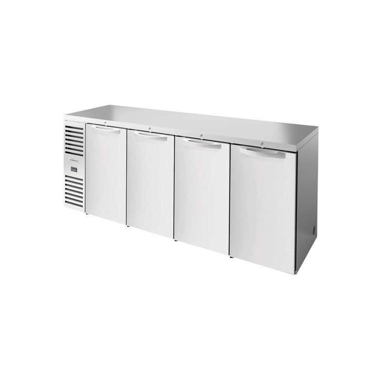 True Refrigeration TBR92-RISZ1-L-S-SSSS-1 Refrigerated Back Bar Cooler Four-section