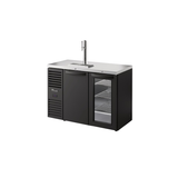True Refrigeration TDR48-RISZ1-L-B-SG-1 Refrigerated Draft Bar Cooler Two-section