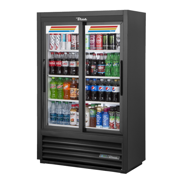 True Refrigeration GDM-33SSL-56-HC-LD Convenience Store Cooler Two-section