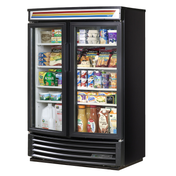 True Refrigeration GDM-35SL-RF-HC-LD_WH Radius Front Merchandiser Two-section