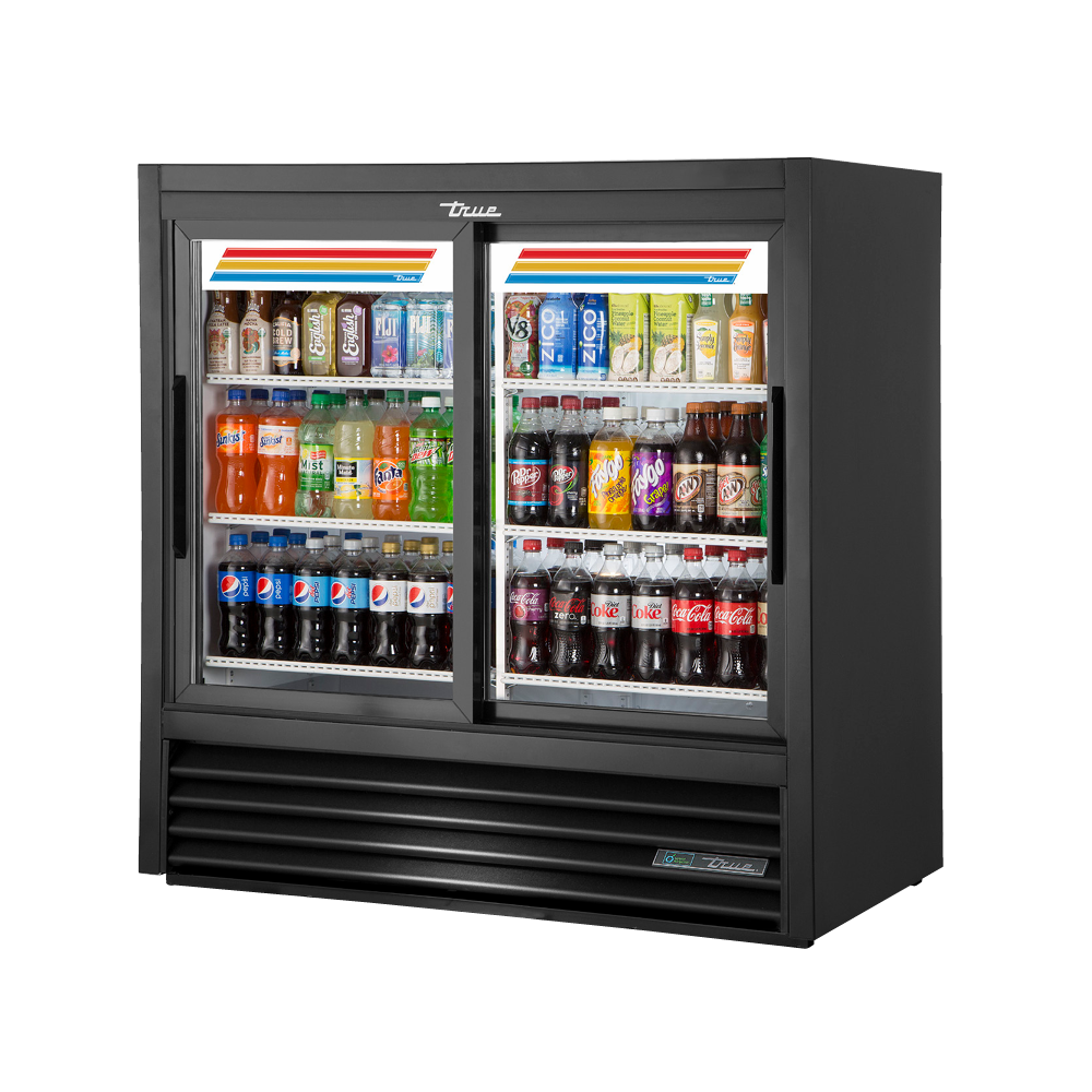 True Refrigeration GDM-41C-48-HC-LD Refrigerated Merchandiser Two-section