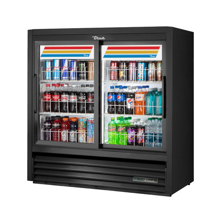 True Refrigeration GDM-41SL-48-HC-LD_BL Convenience Store Cooler Two-section